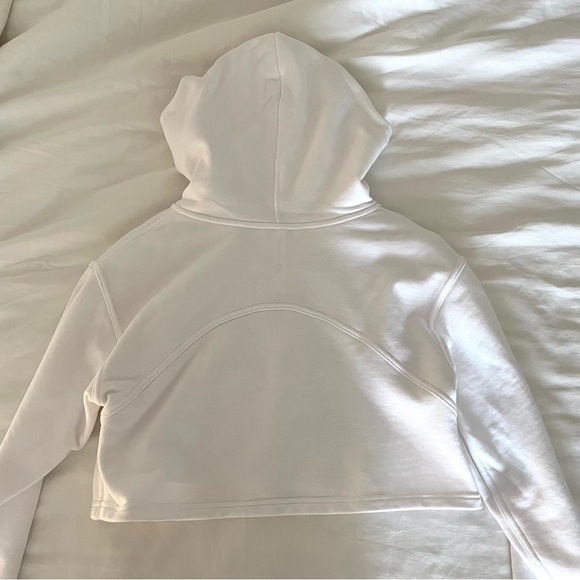 Lululemon Cropped White Hoodie - Picture 6 of 9